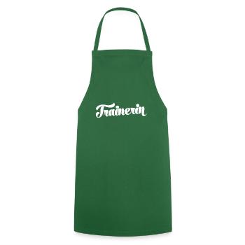 Trainerin aus Leidenschaft Fußball Mannschaft - Kochschürze - Grün - Vorne - AI Model Male 185 dark (185cm)