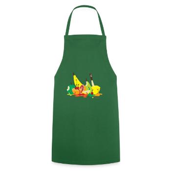 murderedfruit - Cooking Apron - green - Front - AI Model Male 185 dark (185cm)