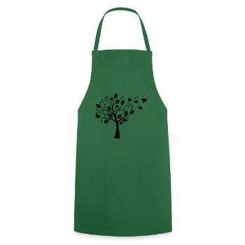 TREE - Tablier de cuisine - vert foncé - Devant - AI Model Male 185 dark (185cm)