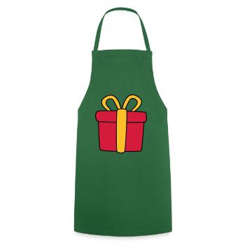 Geschenk - Frohe Weihnachten, Merry Cristmas, Xmas - Kochschürze - Grün - Vorne - AI Model Male 185 dark (185cm)