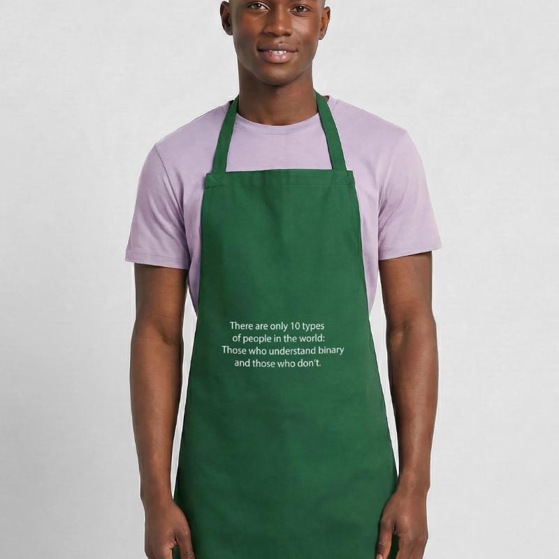 Binary binary programming language computer gift Cooking Apron