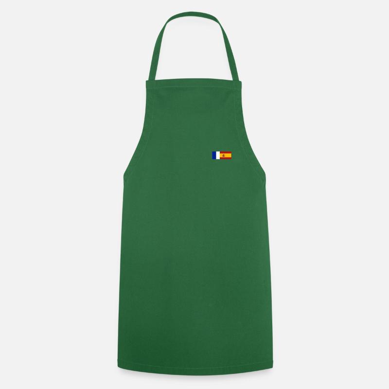 France Espagne - Tablier de cuisine - vert foncé