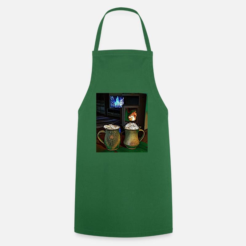 Cozy Cup - Cooking Apron - green