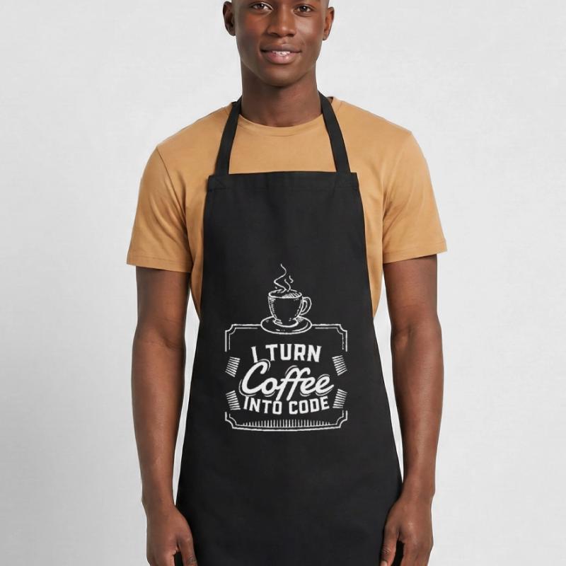 Coffee Code Programming Gift Funny Caffeine Cooking Apron