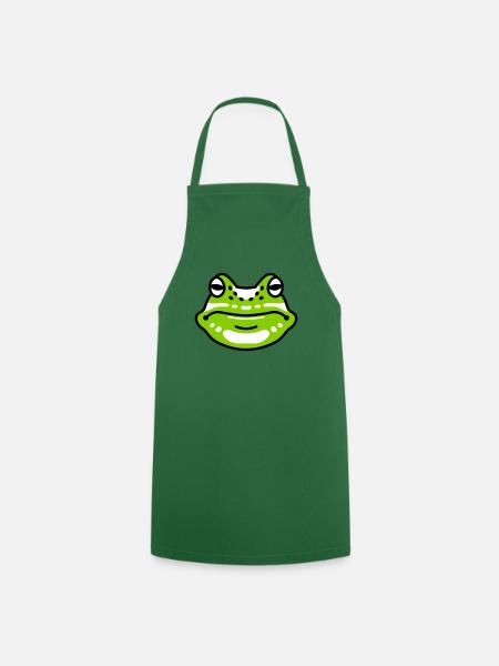 Forest Friends Frog - Cooking Apron - green