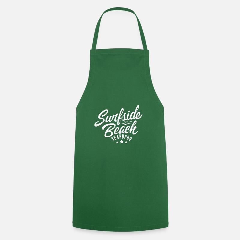 Surfside beach Teahupoo - Tablier de cuisine - vert foncé