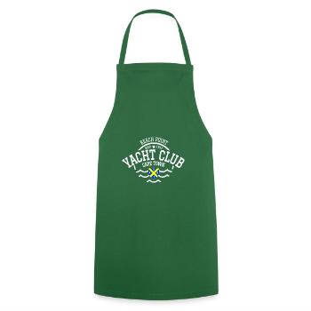 Beach Point Yacht Club Cape Town - Cooking Apron - green - Front - AI Model Male 185 dark (185cm)