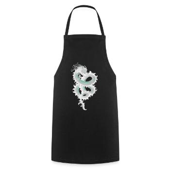 Kite - Cooking Apron - black - Front - AI Model Male 185 dark (185cm)
