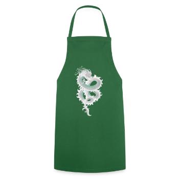Kite - Cooking Apron - green - Front - AI Model Male 185 dark (185cm)