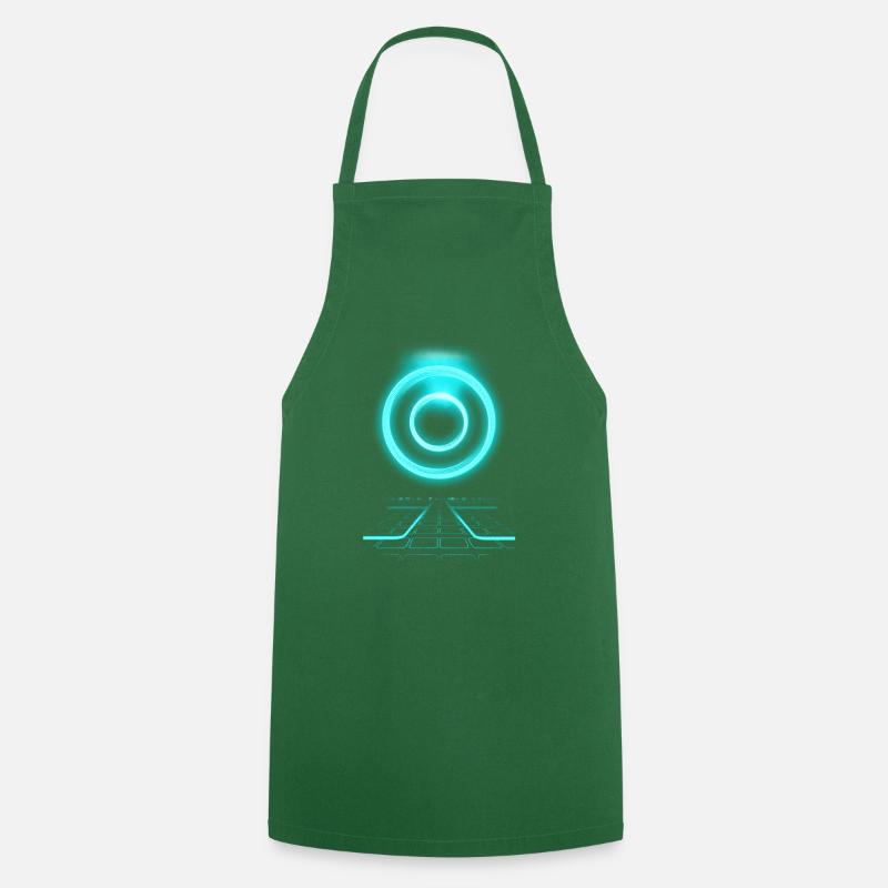 Disk Wars - Tron - Tablier de cuisine - vert foncé