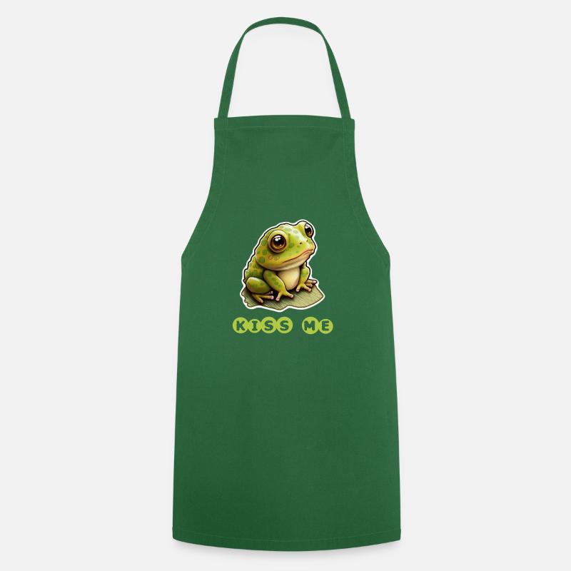 Frog Prince - Cooking Apron - green
