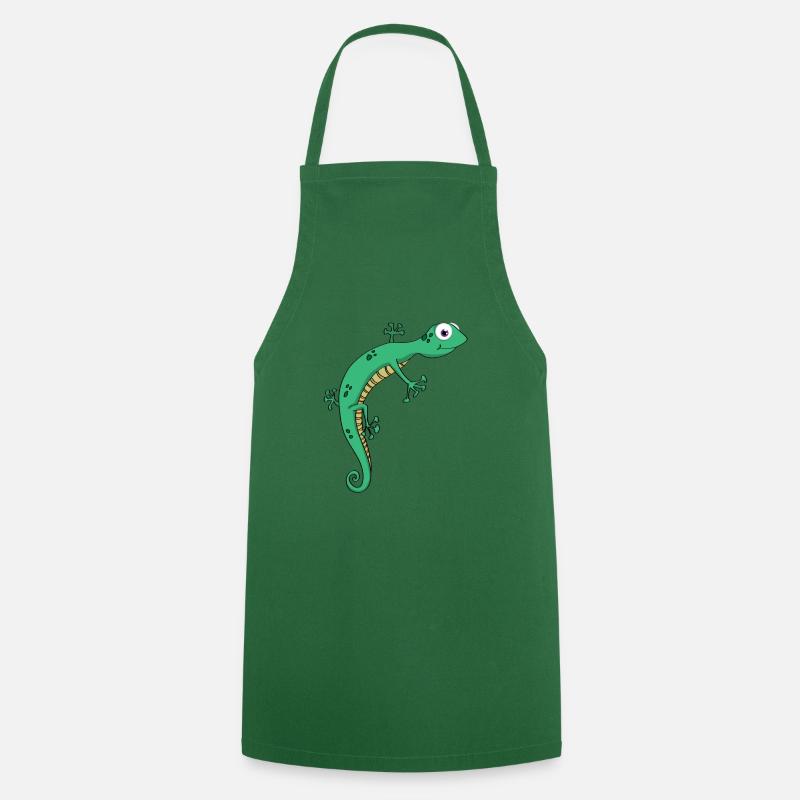 lizard - Cooking Apron - green