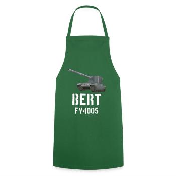FV4005 BERT Panzer Jagdpanzer Game Gaming - Cooking Apron - green - Front - AI Model Male 185 dark (185cm)