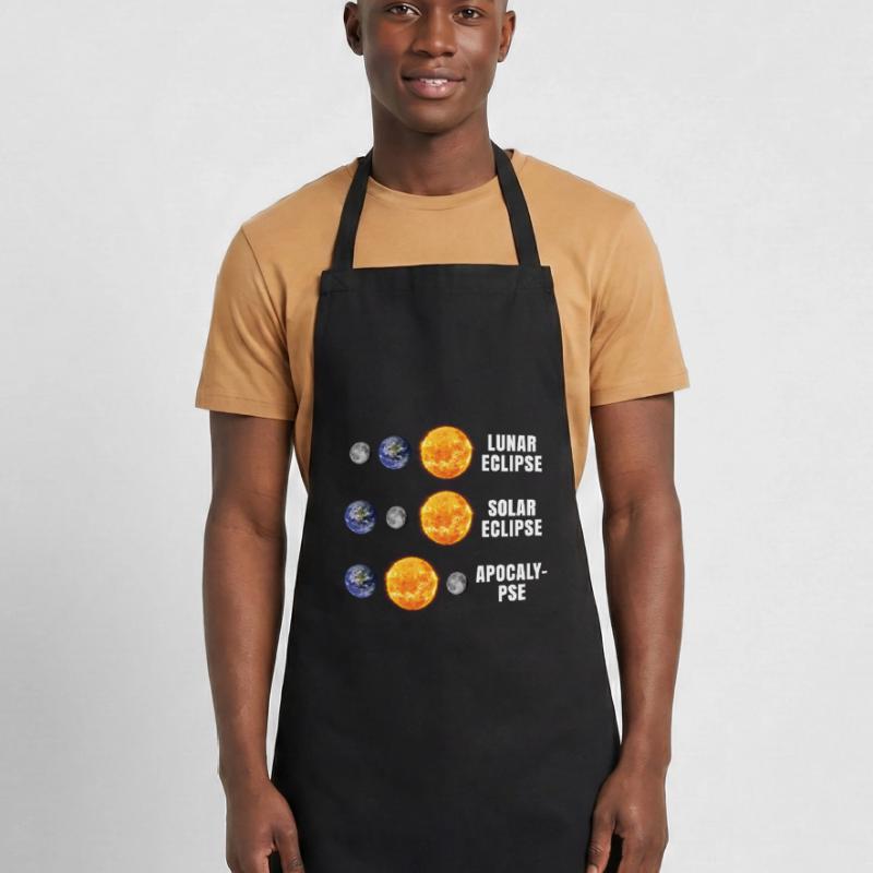 Lunar Eclipse Solar Eclipse Apocalypse Cooking Apron