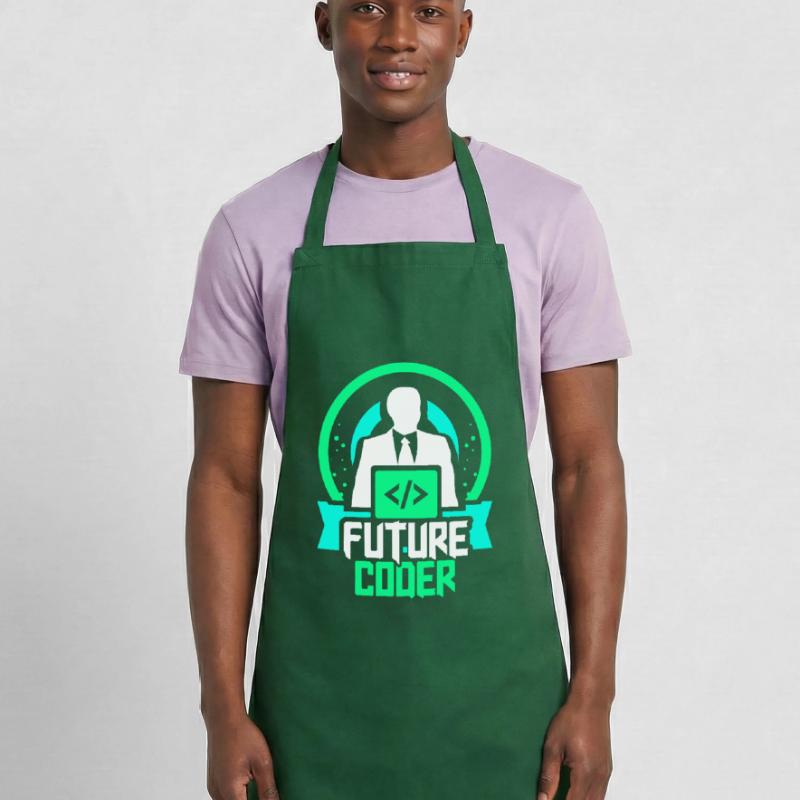 Zukünftiger Coder Coding Programmierer Code Kochschürze
