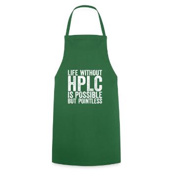 High Performance Liquid Chromatography HPLC - Cooking Apron - green - Front - AI Model Male 185 dark (185cm)