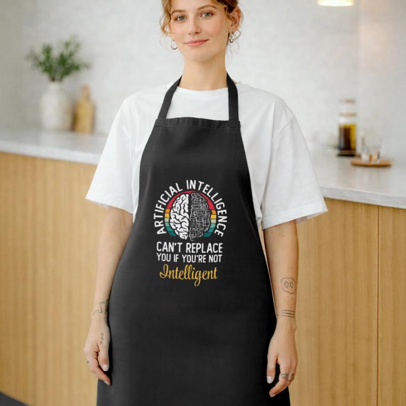Artificial Intelligence Algorithm Brain Cooking Apron