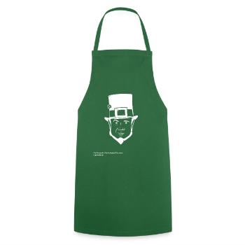 Ma créature mtythologique préférée Leprechaun - Tablier de cuisine - vert foncé - Devant - AI Model Male 185 dark (185cm)