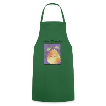 Just Pear-fect - Kochschürze - Grün - Vorne - AI Model Male 185 dark (185cm)