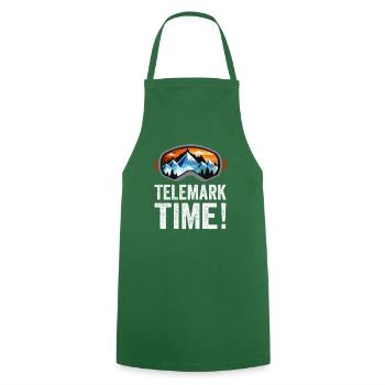 Telemark Time Touring Ski Ski Heel Free - Free Heel - Cooking Apron - green - Front - AI Model Male 185 dark (185cm)