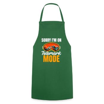 Telemark Fashion Ski Heel Free - Free Heel Touring Skis - Cooking Apron - green - Front - AI Model Male 185 dark (185cm)