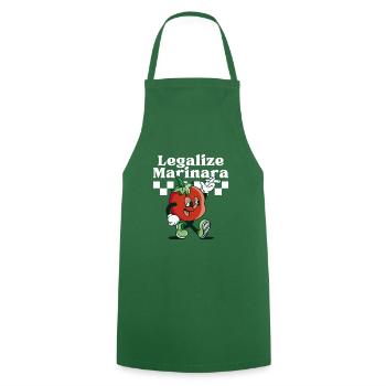 Legalize Marinara - Cooking Apron - green - Front - AI Model Male 185 dark (185cm)