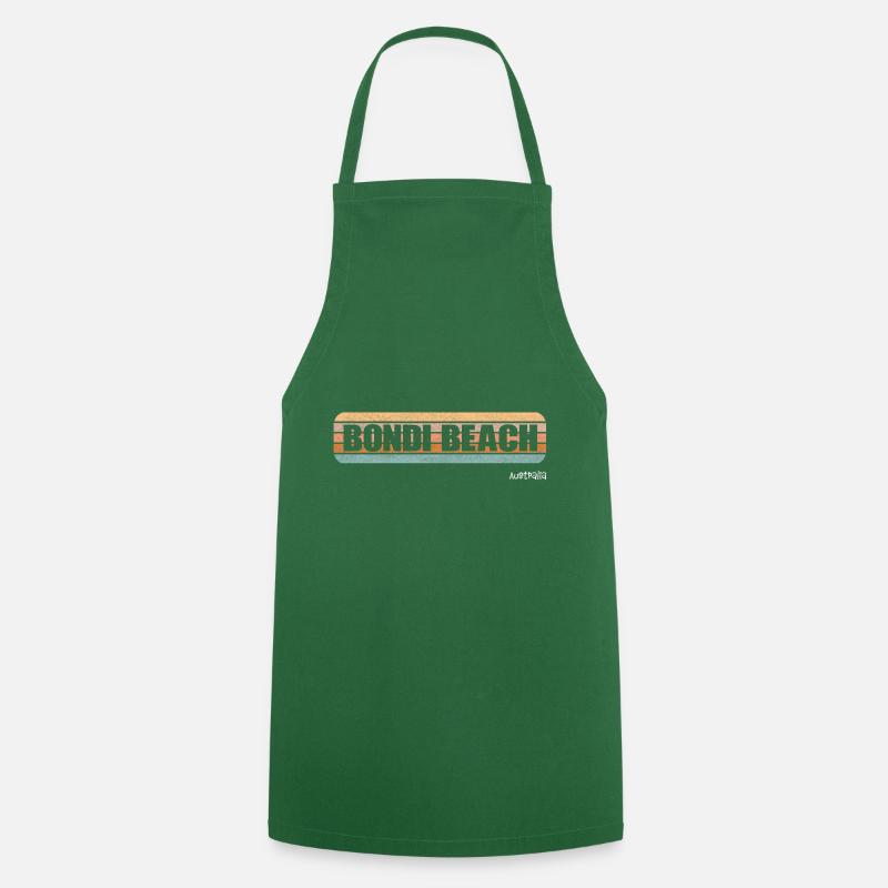 Bondi Beach Australie - Tablier de cuisine - vert foncé