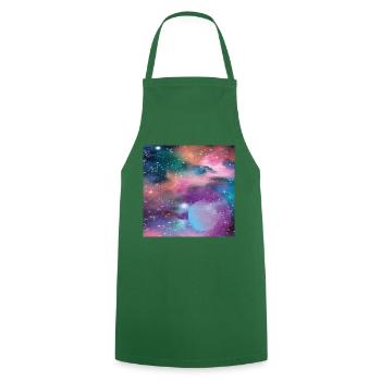 Mercury - Cooking Apron - green - Front - AI Model Male 185 dark (185cm)