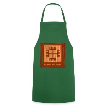 rece boga e 265 - Tablier de cuisine - vert foncé - Devant - AI Model Male 185 dark (185cm)