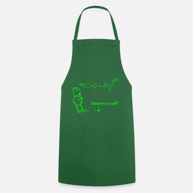 Chemistry is cool! - Cooking Apron - green