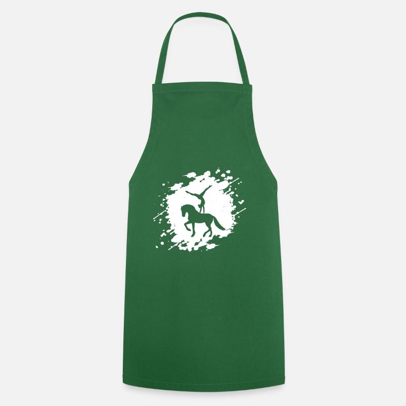 Voltigieren T-Shirt | Splash Volti mit Pferd - Kochschürze - Grün