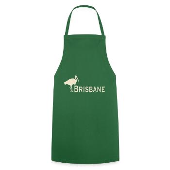 Bin Chicken Brisbane - Cooking Apron - green - Front - AI Model Male 185 dark (185cm)