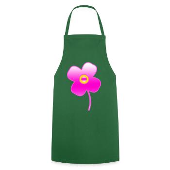 Fleur - Tablier de cuisine - vert foncé - Devant - AI Model Male 185 dark (185cm)