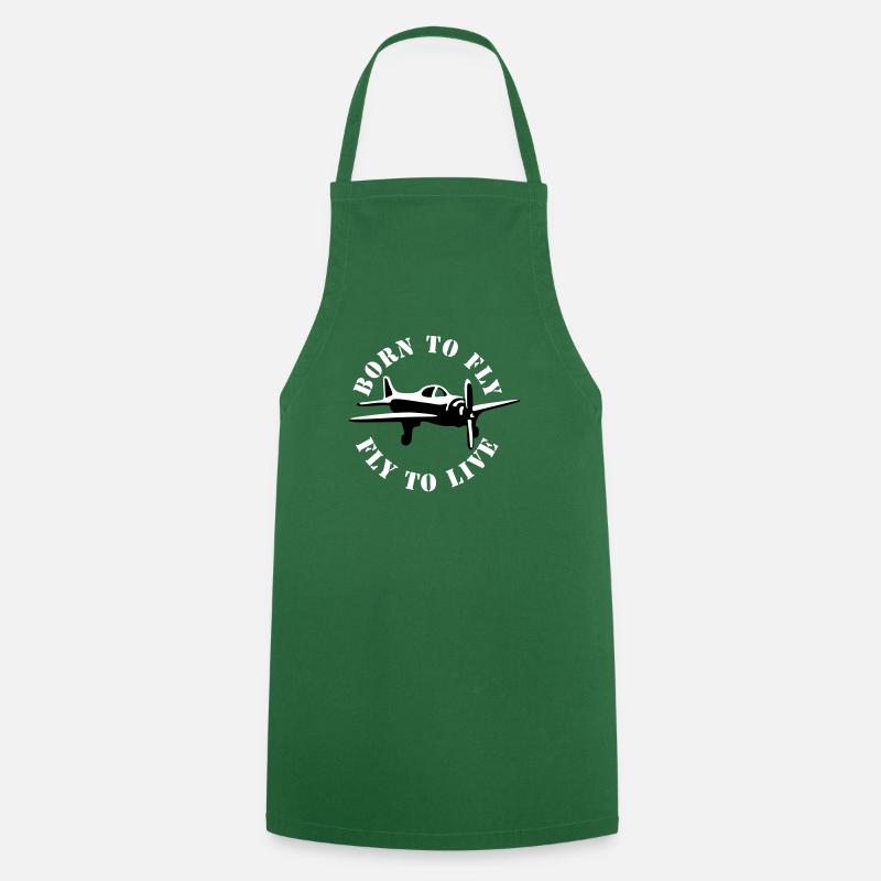 born_to_fly_2c - Tablier de cuisine - vert foncé