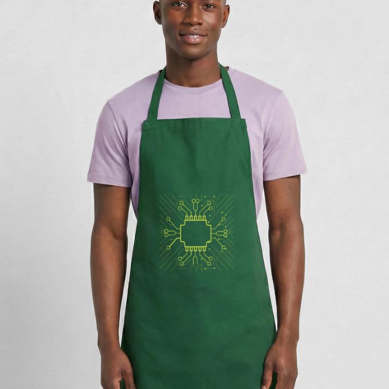 Computer Scientist Admin Hardware CPU Cooking Apron