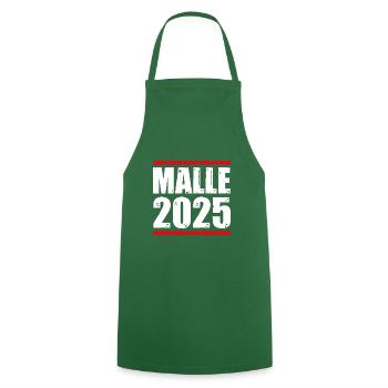 Malle 2025 - Cooking Apron - green - Front - AI Model Male 185 dark (185cm)