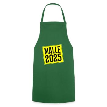 Malle 2025 - Kochschürze - Grün - Vorne - AI Model Male 185 dark (185cm)