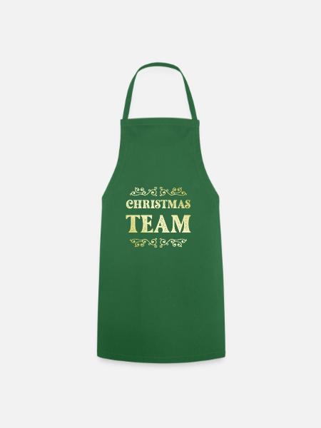 Christmas Team - Kochschürze - Grün