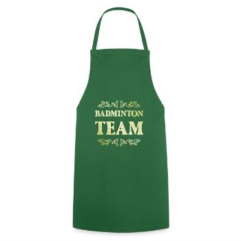 Badminton Team - Kochschürze - Grün - Vorne - AI Model Male 185 dark (185cm)