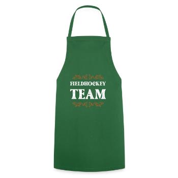 Fieldhockey Crew - Kochschürze - Grün - Vorne - AI Model Male 185 dark (185cm)