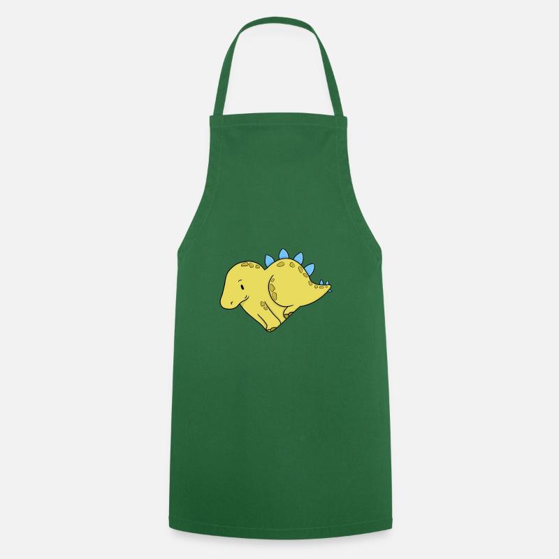 Love Stegosaurus - Cooking Apron - green