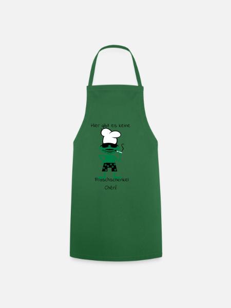Grenouille cuisson - Tablier de cuisine - vert foncé