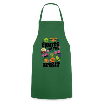 Be Nature Fruits of the Spirit - Cooking Apron - green - Front - AI Model Male 185 dark (185cm)