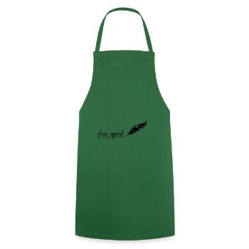 Esprit libre - Tablier de cuisine - vert foncé - Devant - AI Model Male 185 dark (185cm)