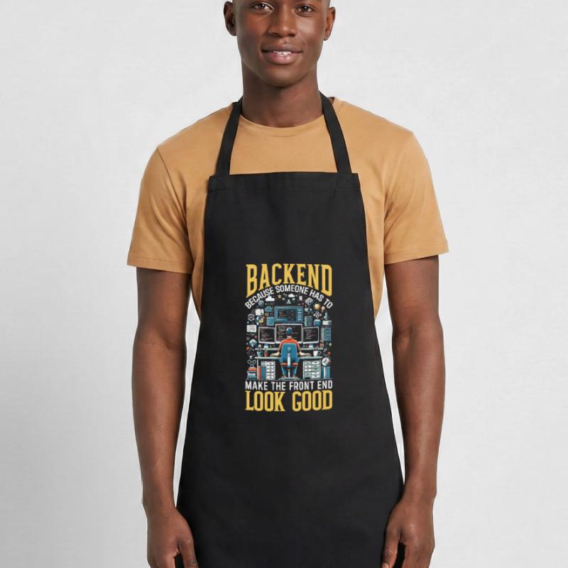 Programmeur logiciel de programmation backend Tablier de cuisine