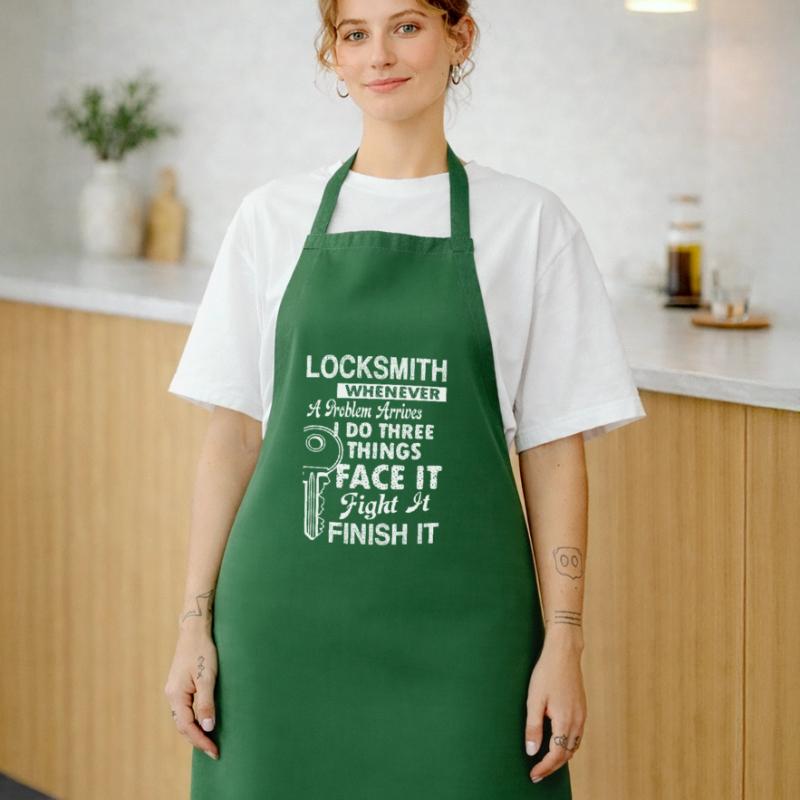 Locksmith Locksmith Solves Problem Cooking Apron
