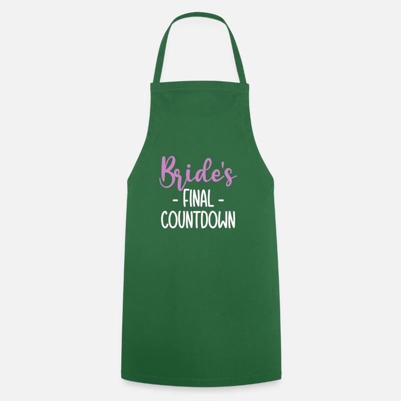 Brides Final Contdown - Kochschürze - Grün