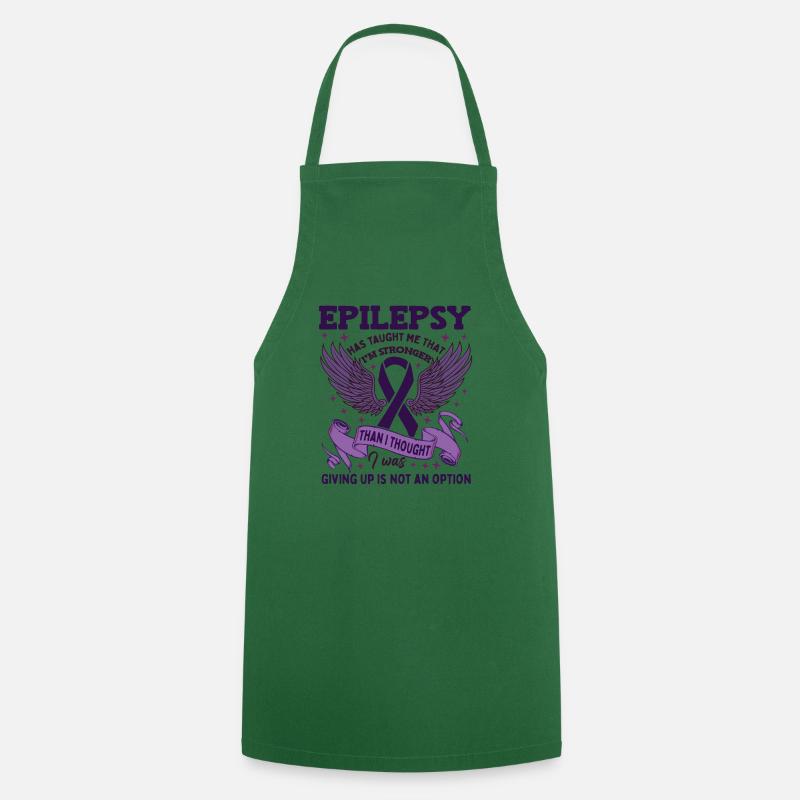 Epilepsy Warrior - Cooking Apron - green