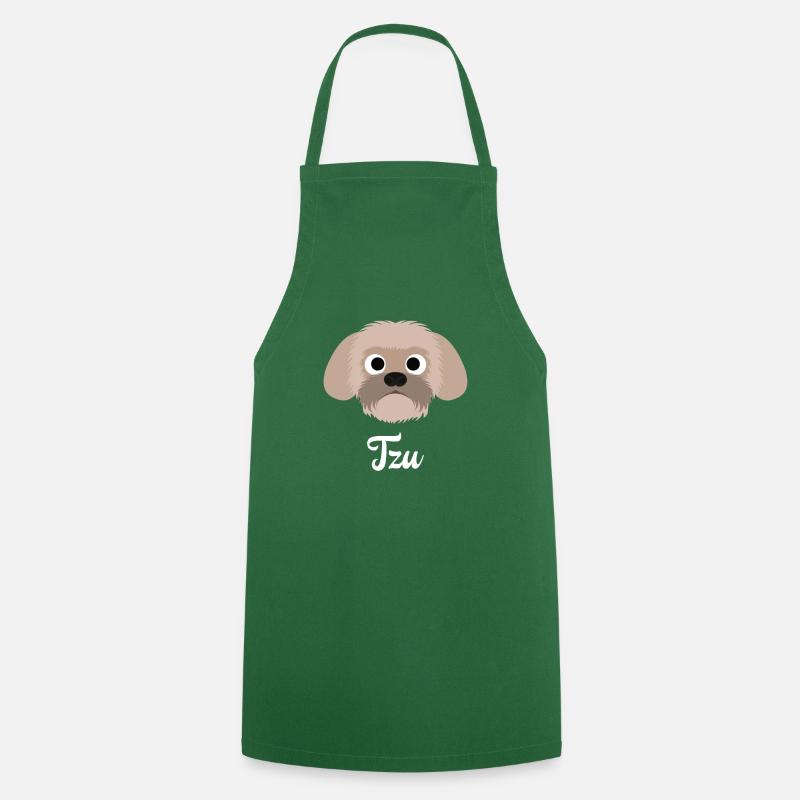 Tzu - Shih Tzu - Cooking Apron - green