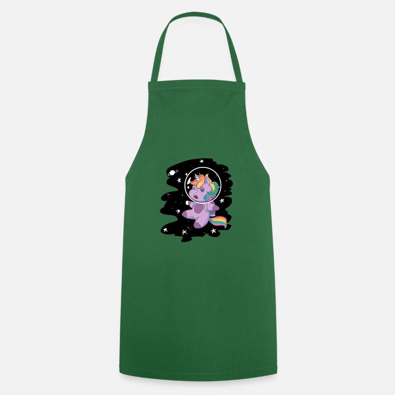 Unification present for Unicorn's World Cup - Cooking Apron - green